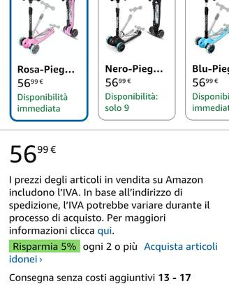 monopattino tre ruote 