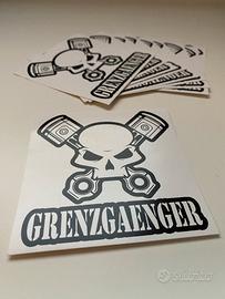 Adesivi Logo Grenzgaenger Tagging Sticker 10 Pack