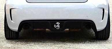 Logo Abarth per Fiat 500 Griglia Posteriore 3D