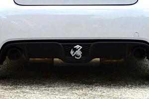 Logo Abarth per Fiat 500 Griglia Posteriore 3D