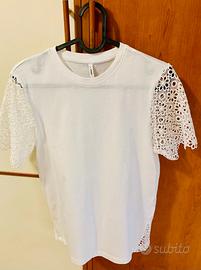 T-shirt bianca da donna, di ONLY , taglia S