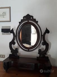 Specchiera antica in legno (fine 800)