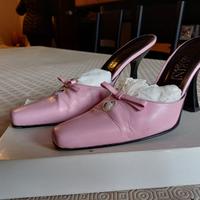 Scarpe donna con tacco in vero cuoio – Taglia 39