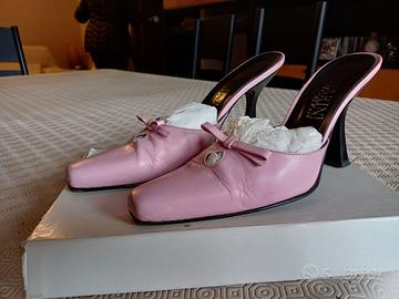 Scarpe donna con tacco in vero cuoio – Taglia 39