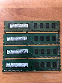 RAM 2GB DDR3 1RX8 PC3 10600U SAMSUNG