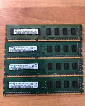 RAM 2GB DDR3 1RX8 PC3 10600U SAMSUNG