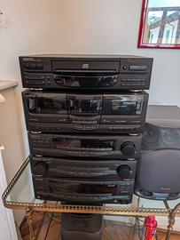 Impianto Stereo Hi-Fi Vintage Kenwood - Lettore CD