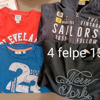 4 Felpe bambino 8 anni