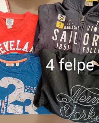 4 Felpe bambino 8 anni