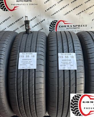 4 PNEUMATICI 215/55 R18 GOODYEAR ESTIVE