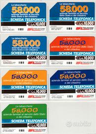 Schede Telefoniche "Le Tabaccherie, 58.000"