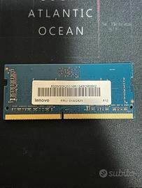 4 GB RAM Lenovo DDR4 Sodimm
