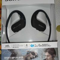 Sony Walkman NW-WS413  MP3 4 GB Nero impermeabili
