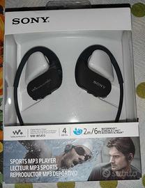 Sony Walkman NW-WS413  MP3 4 GB Nero impermeabili