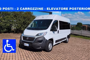 FIAT DUCATO MINIBUS PULMINO 9 POSTI TRASPORTO DISA