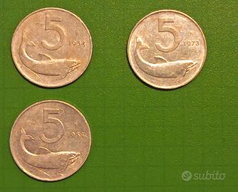 Monete 5 Lire