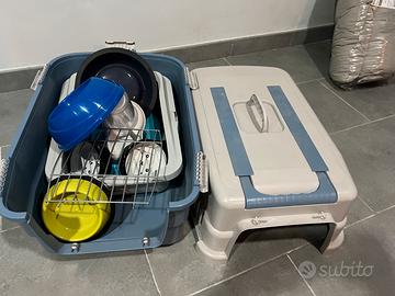 Trasportino + accessori