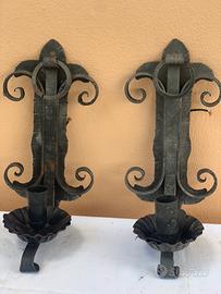 Applique a muro in ferro.