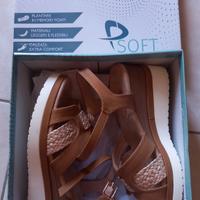 Sandali con zeppe Soft 38