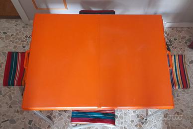 Tavolino pic nic richiudibile con 4 sedie