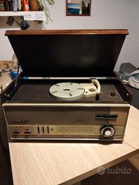 giradischi radio mivar d'epoca 