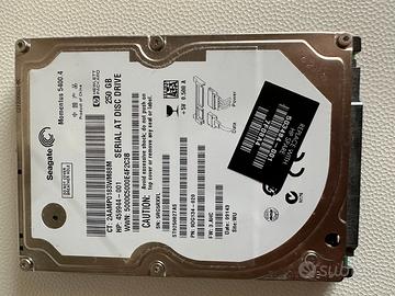Hard Disk da 2,5  da 250gb