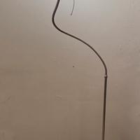 Lampada da terra acciaio regolabile