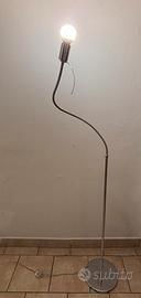 Lampada da terra acciaio regolabile