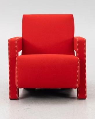 Poltrona CASSINA 637  MAI USATA in Lana Rossa