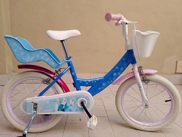 Bicicletta bimba 16" Frozen come nuova 