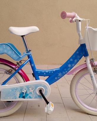 Bicicletta bimba 16" Frozen come nuova 