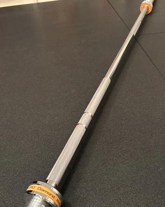 Set Bilanciere Olimpico con 4 Dischi Bumper 10 kg