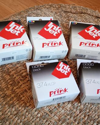 5 cartucce stampante nuove ink jet