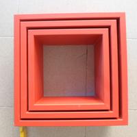 2 MENSOLE E 3 CUBOTTI IN LEGNO USATI COME DA FOTO