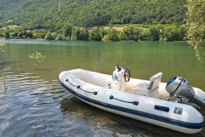 PLASTIMAR PX360 + MOTORE NIMARINE 9.9 HP + CARRELO