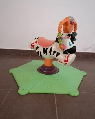 Zebra salta e gira Fisher-Price