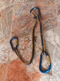 Kit Sicurezza Petzl - Longe Doppia a Y + 3 Moschet