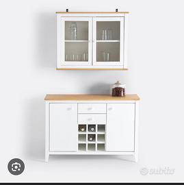 2 vetrinette + credenza buffet