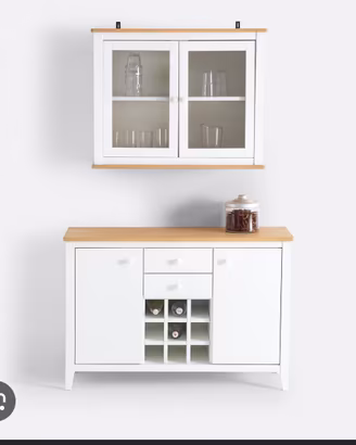 2 vetrinette + credenza buffet