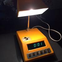 Lampada sveglia vintage anni '70