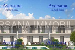 Ville stile moderno con piscina giugliano parete