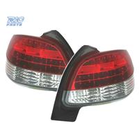 FANALI PEUGEOT 206 98-09 LED ROSSO CROMATO