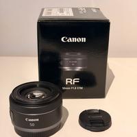 Obiettivo Canon RF 50 1.8 stm