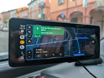 Carplay Android Auto navigatore GPS 7" HD con cam