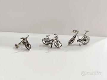 Bomboniere di bici d'argento