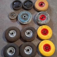 Ruote per carrelli 26-15 cm, piene o  pneumatiche