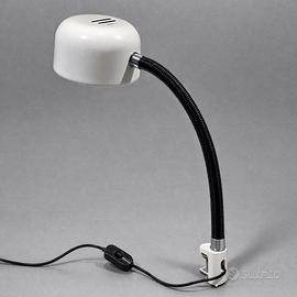 Lampada da tavolo vintage con braccio flessibile
