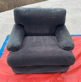 POLTRONE VELLUTO QUADRATE FLEXFORM