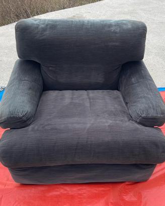 POLTRONE VELLUTO QUADRATE FLEXFORM