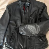 Giubbino da moto in pelle (donna)